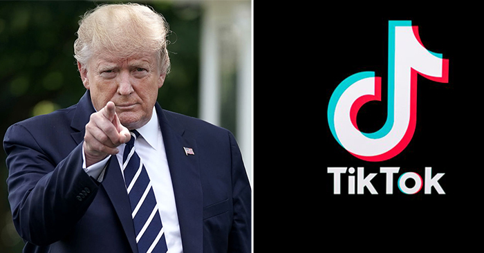 Tổng thống Donald Trump cho biết ông sẽ cấm ứng dụng truyền thông xã hội TikTok hoạt động tại Hoa Kỳ.