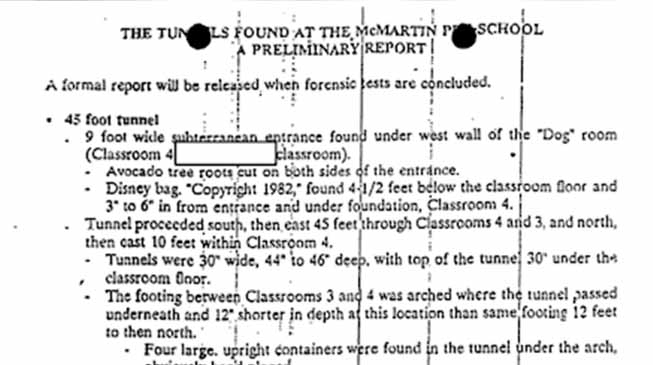 Trang 49 của tài liệu bị thiếu và không có lời giải thích ban đầu về tài liệu của trường mầm non McMartin ở bang California.