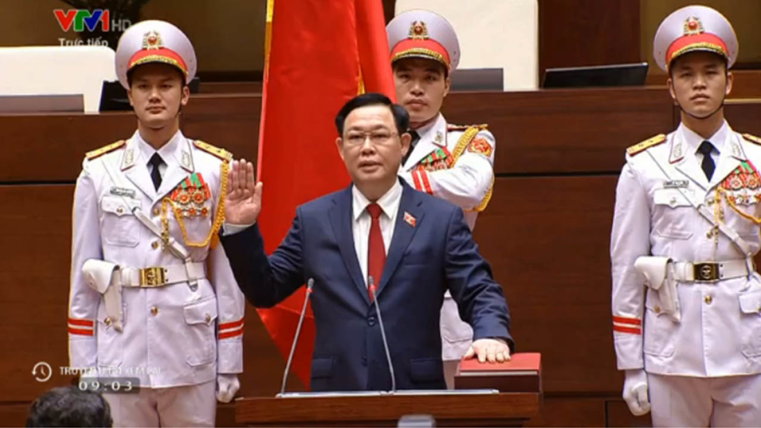 Ông Vương Đình Huệ được bầu làm Chủ tịch Quốc hội Việt Nam