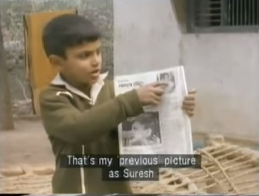 Câu chuyện luân hồi của Titu Singh được đăng tải trên một trang báo bằng tiếng Đức. Bức ảnh cũng cho thấy vị trí vết bớt bên thái dương phải của cậu bé trùng vị trí vết đạn của nạn nhân Suresh.